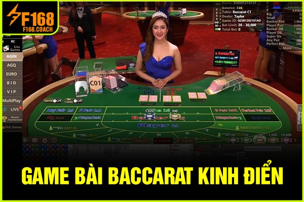 Game bài baccarat kinh điển
